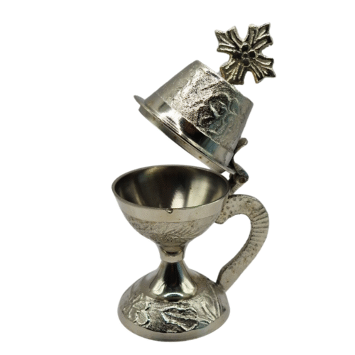 Alternative view of Incense burner 02: Silver colour (Nickel plated)