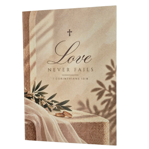 Alternative view of Greeting Card - 1 Corinthians 13:8