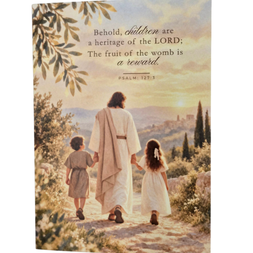 Alternative view of Greeting Card - Psalm 127:3