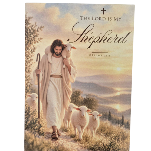 Alternative view of Greeting Card - Psalm 23:1