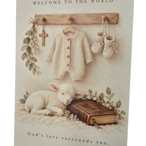 Alternative view of Greeting Card - Welcome to the world