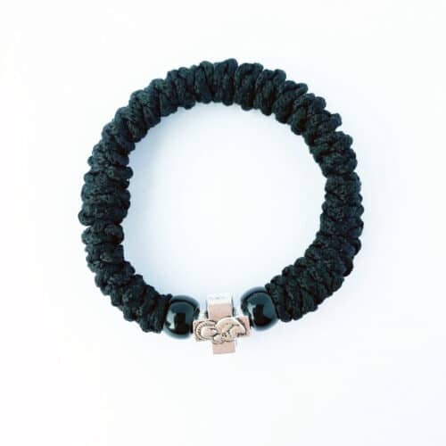 Alternative view of Prayer Rope Bracelet: Elastic - BLACK - size small