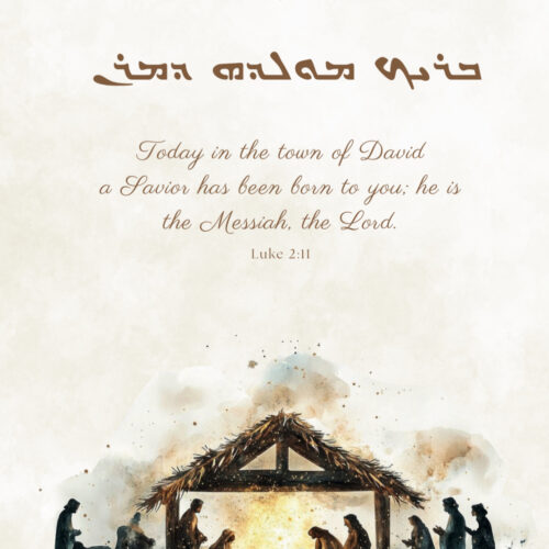 CHRISTmas Postcard – “Today in the Town of David”