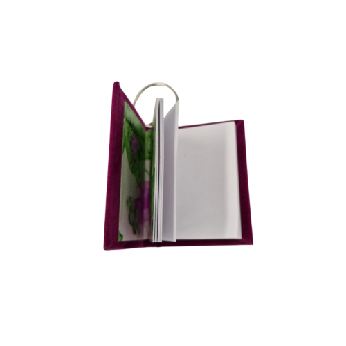 Alternative view of Mini prayer notebook keychain
