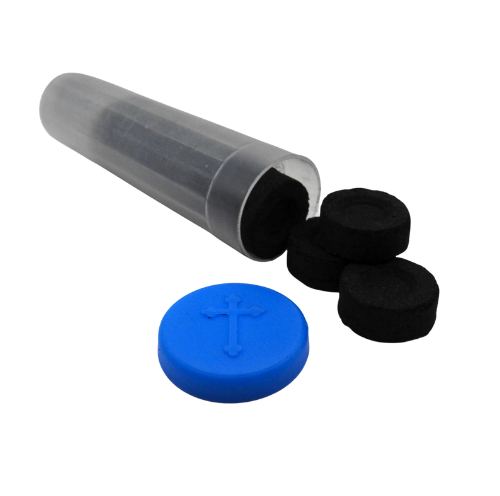 Incense Charcoal Tablets with Storage Tube