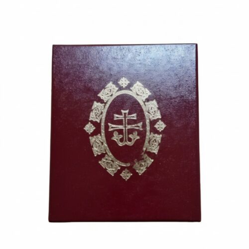 Alternative view of Wooden Orthodox diptych icon – Jesus Christ & Virgin Mary (Gold Edition)