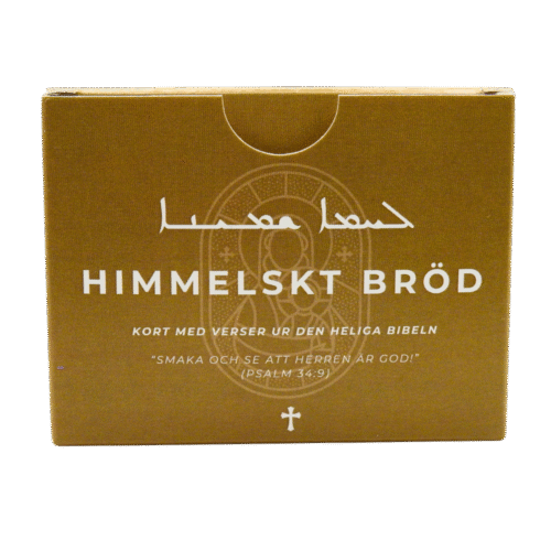 Lahmo Shmayono Himmelskt Bröd Bible verse cards – Swedish edition